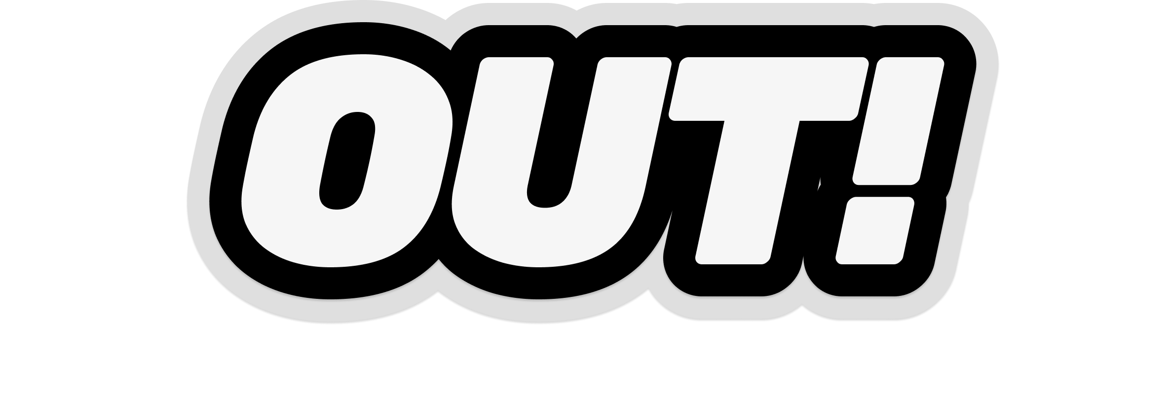 OUT! Logo